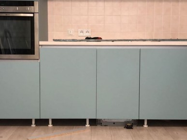Кухня с комбинированными фасадами мк-30 - дополнительное фото