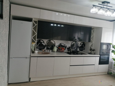 Кухня с фасадами из эмали мк-40